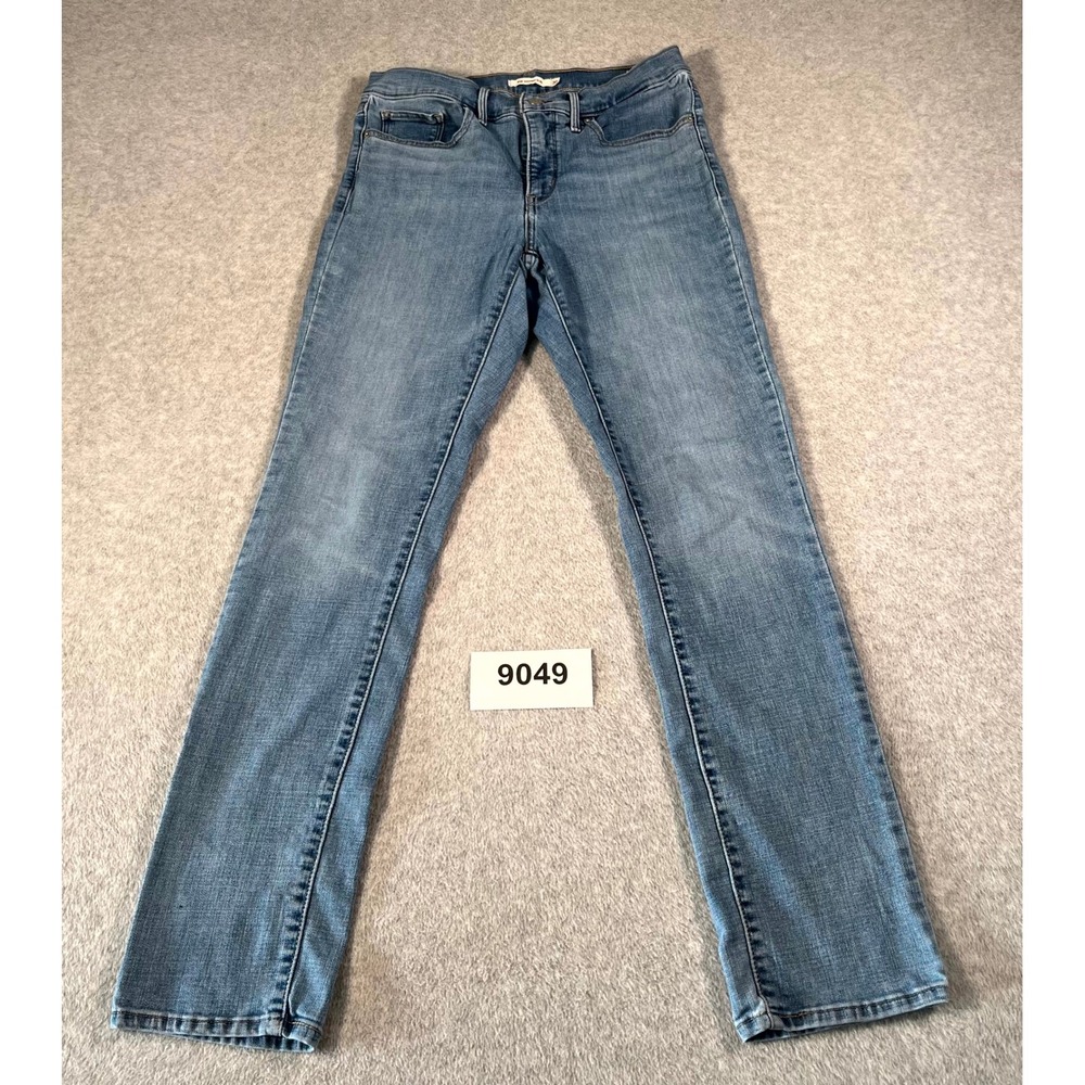 Levi's 312 Shaping Slim Jeans Womens 30 Blue Denim Cotton Straight Leg Casual